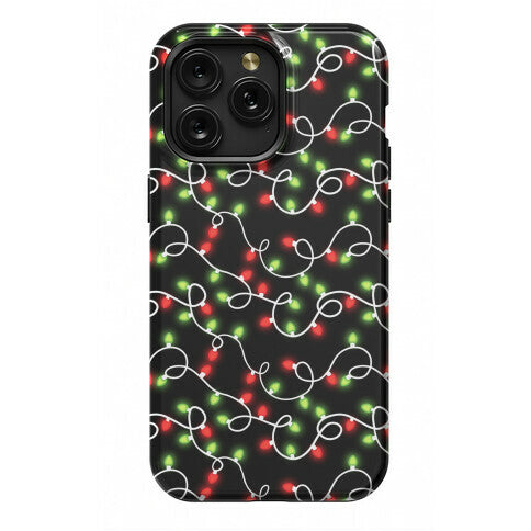 Christmas Lights Pattern Phone Case